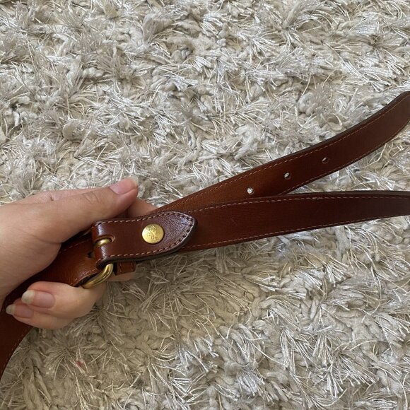 Il Bisonte shoulder bag made in Italy brown genuine leather used from Japan - Picture 8 of 16